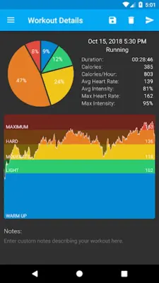 CardioMez - Heart Rate Workout android App screenshot 1