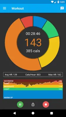 CardioMez - Heart Rate Workout android App screenshot 4